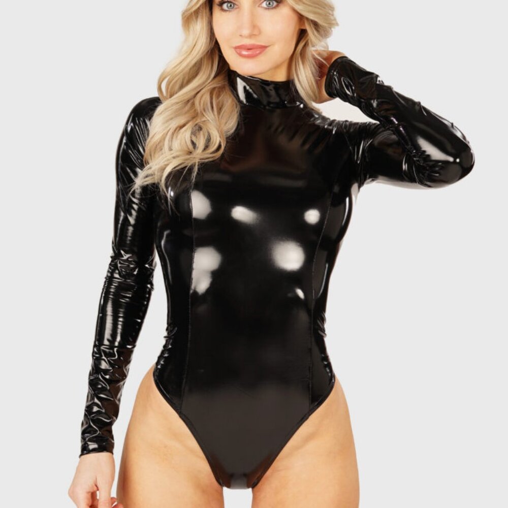 Pairadize - Ultra Bodysuit (Black) - Long Sleeve